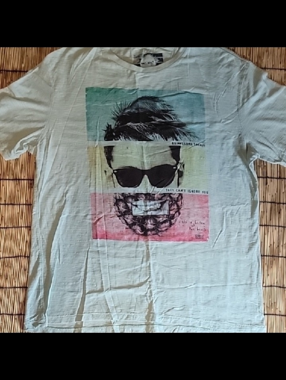 Projek Raw Graphic Tee Loose Fit Sage Green Men's XL